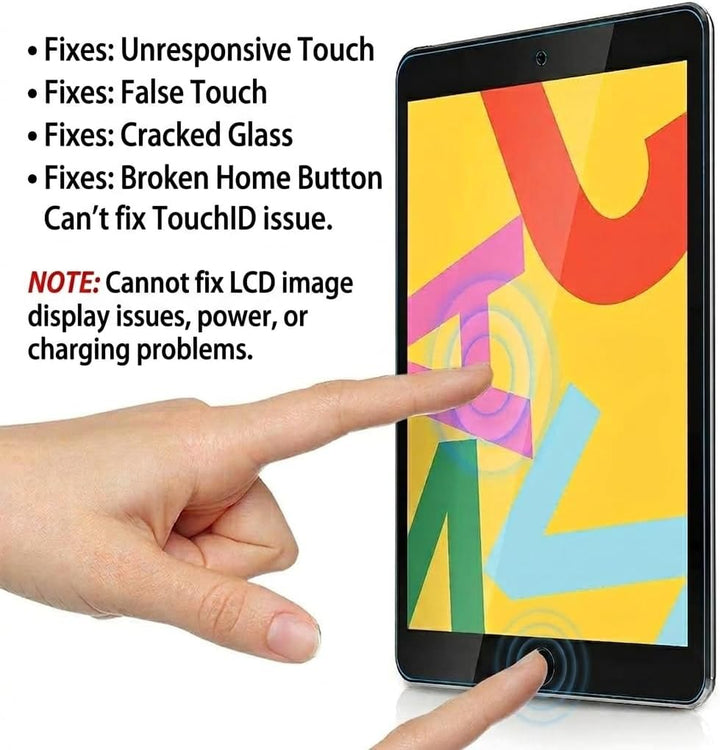 JPUNG Digitizer für iPad 9 Display Touchscreen 10.2'' 2021,für 9. Gen A2602 A2603 A2604 A2605 Ersatz