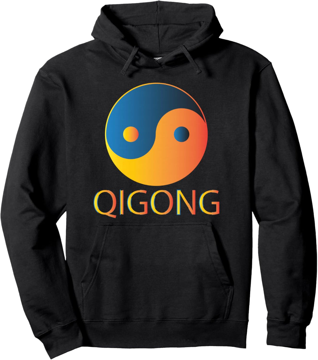 Qi Gong Tai Chi Chi Gong Yin Yang Qigong Pullover Hoodie