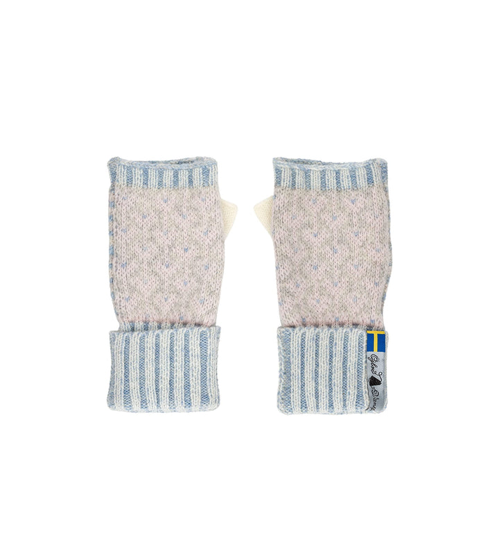 ÖJBRO VANTFABRIK Armstulpen Pulswärmer Damen 100% Merinowolle fingerlose Handschuhe Strick warm weic
