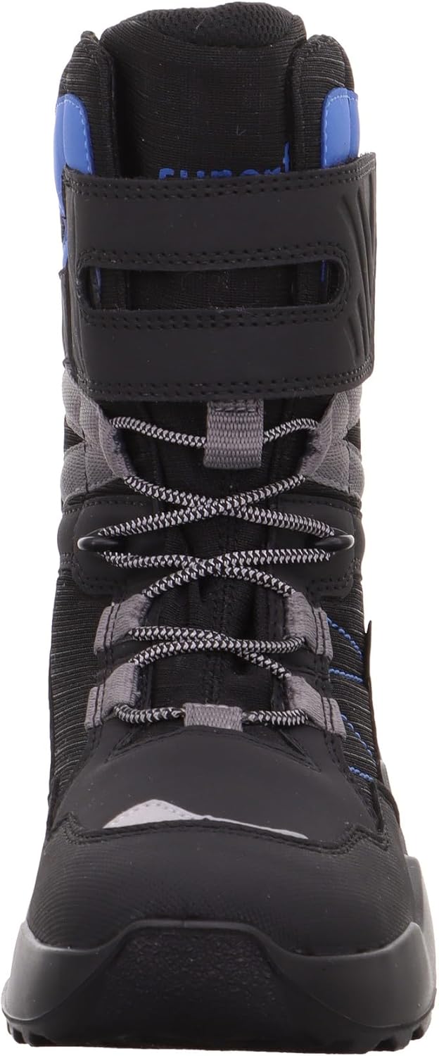 Superfit Jungen Rocket Warm Gefütterte Gore-tex Schneestiefel 31 EU Weit Schwarz Blau 0000, 31 EU We