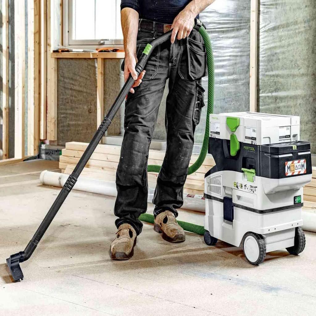Festool Akku-Absaugmobil CTMC MIDI I-Plus CLEANTEC (mit Hauptfilter, SELFCLEAN Filtersack, Saugschla