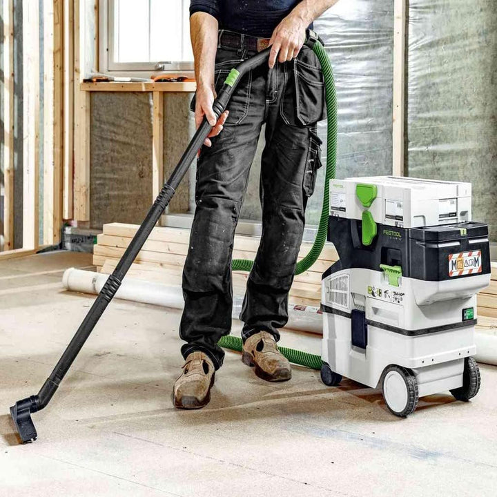 Festool Akku-Absaugmobil CTMC MIDI I-Plus CLEANTEC (mit Hauptfilter, SELFCLEAN Filtersack, Saugschla