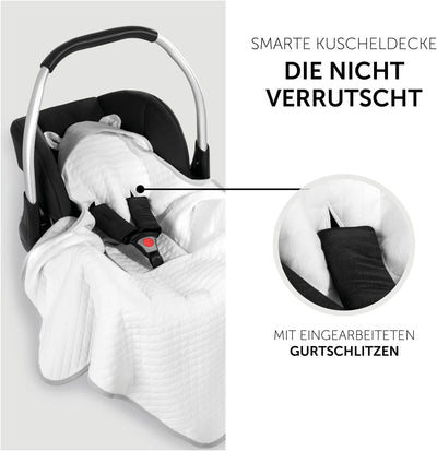 Hauck Baby Einschlagdecke Snuggle N Dream / Baumwolle / Universal für Babyschale, Autositz, Kinderwa