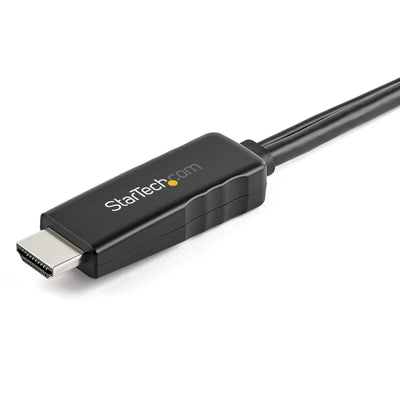 StarTech.com HDMI auf Mini DisplayPort Kabel (2m, 4K 30Hz, USB power delivery, Mac und Windows, akti