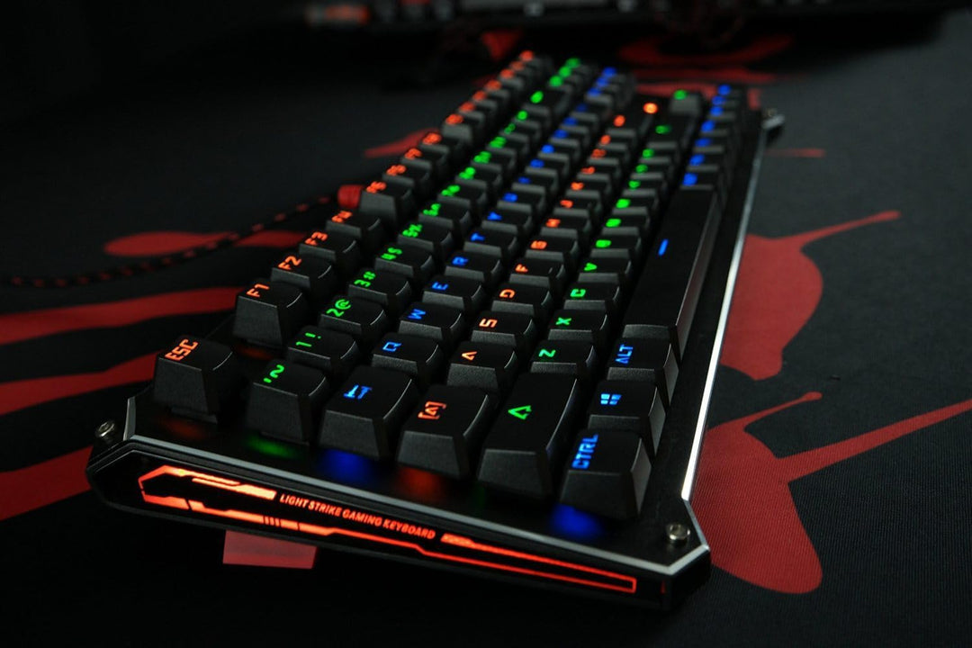 A4Tech Bloody B930A RGB 45991 Compact - TKL B930 – Orange Switch (taktil und klickend), Compact - TK