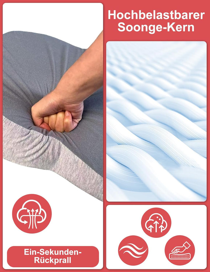 Stillkissen, Breiteres Stillkissen Memory-Schaum Stabile und Komfort | Multifunktionales Breastfeedi