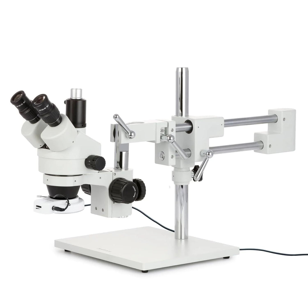 AmScope SM-4TZ-56S Haltungsinspektion Trinokulares Zoom-Stereomikroskop mit 56-LED-Licht, 3.5X-90X,