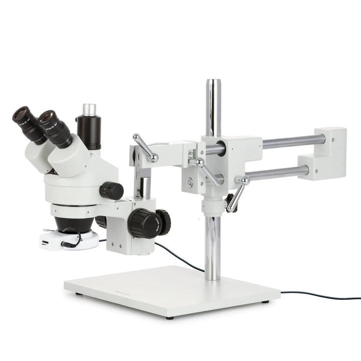 AmScope SM-4TZ-56S Haltungsinspektion Trinokulares Zoom-Stereomikroskop mit 56-LED-Licht, 3.5X-90X,