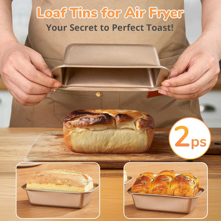 Airfryer Zubehör, Heissluftfritteuse Zubehör für Ninja AF400EU, AF451EU, AF500EU, 9-10.4L XXL Heissl
