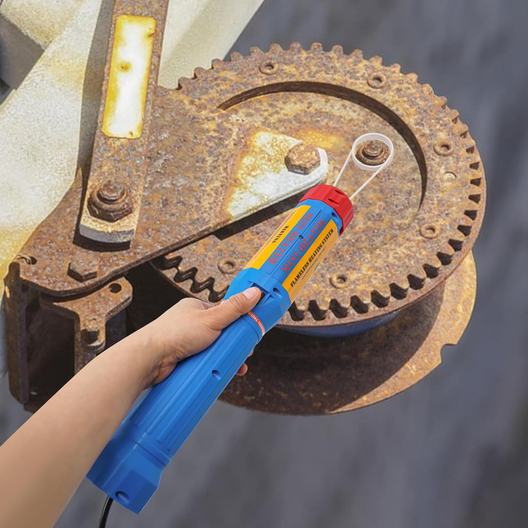 Magnetischer Induktionsheizer, 1100W Induktions-Heizset mit 8 Heizspulen, für die Erwärmung von klei