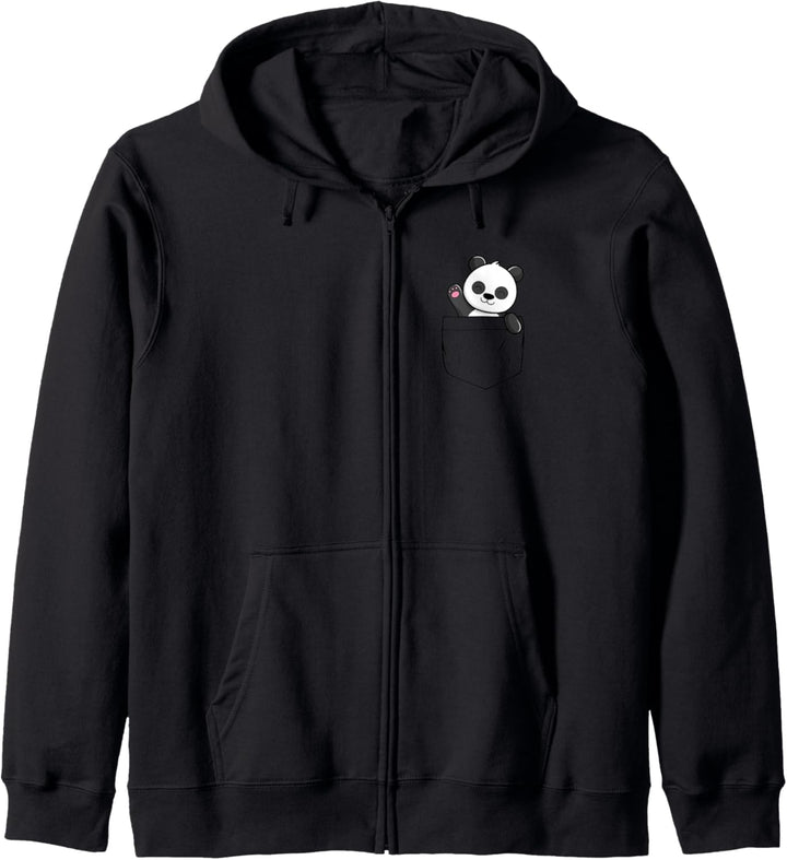 Panda Pocket - Panda Kapuzenjacke