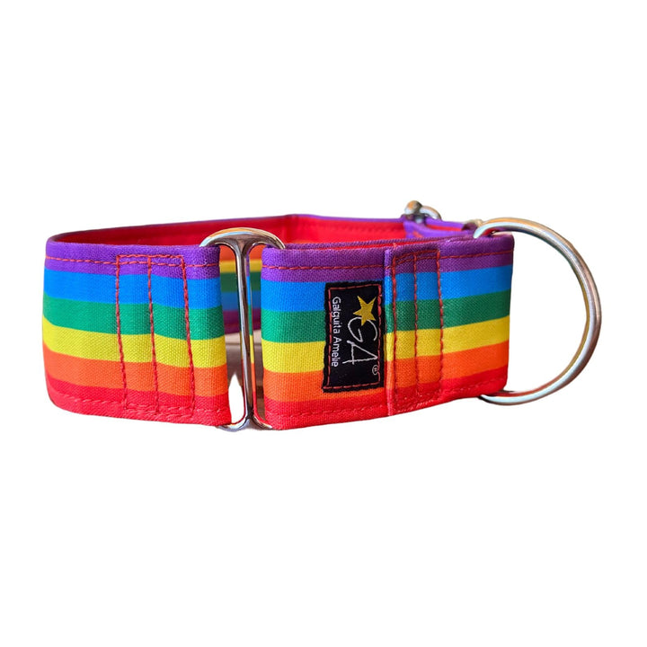Galguita Amelie 0634438852858 Halsband für Hunde Rainbow, M, M