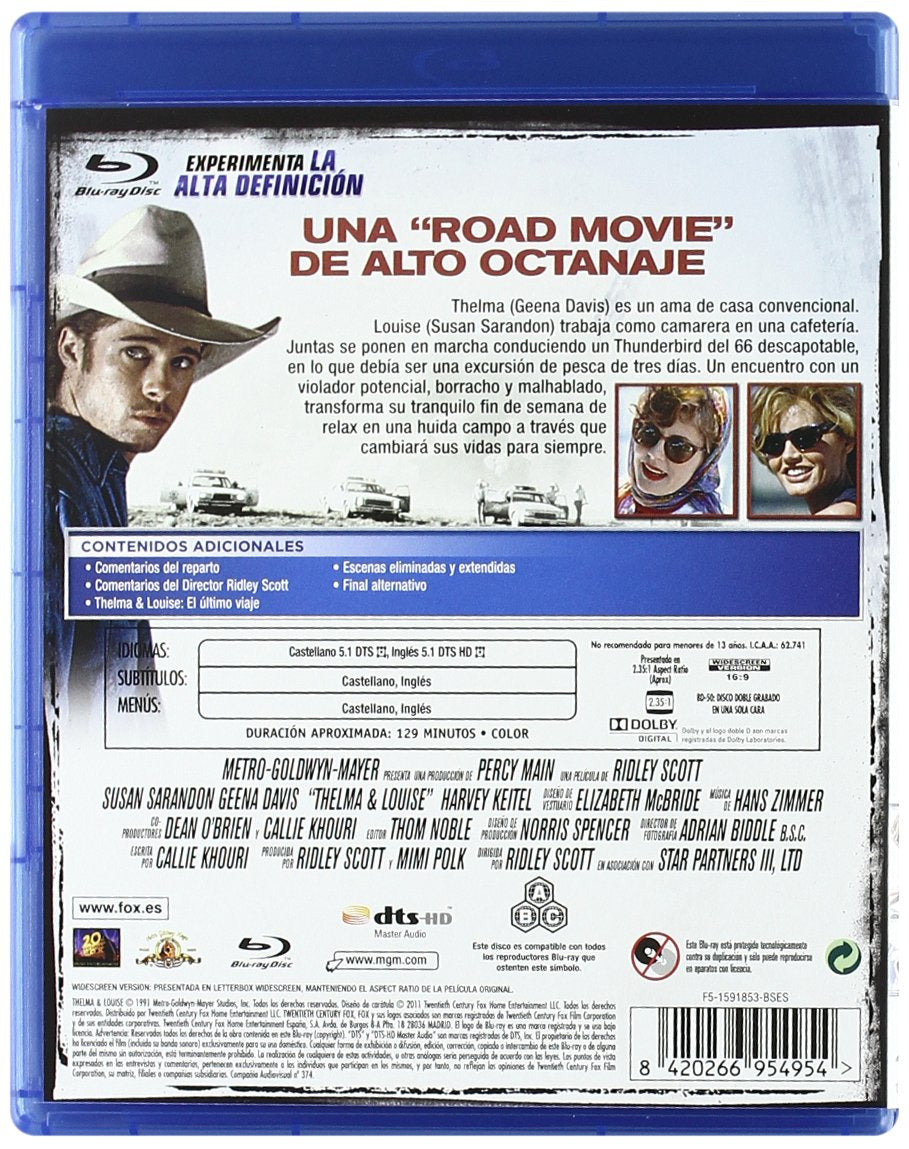 Thelma y Louise [Blu-ray], Blu-ray