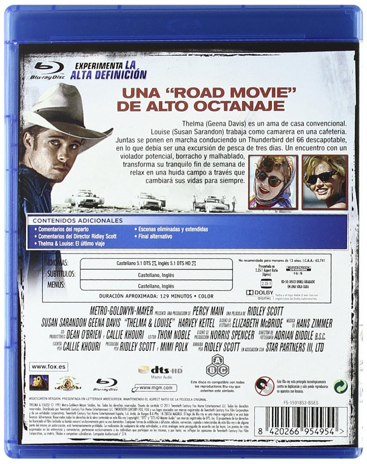 Thelma y Louise [Blu-ray], Blu-ray
