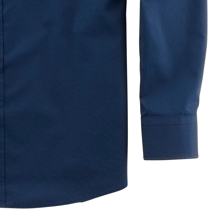 OLYMP Herren Freizeithemd Langarm Casual,Oxfort,modern fit,Kent-Kragen S Marine 18, S Marine 18