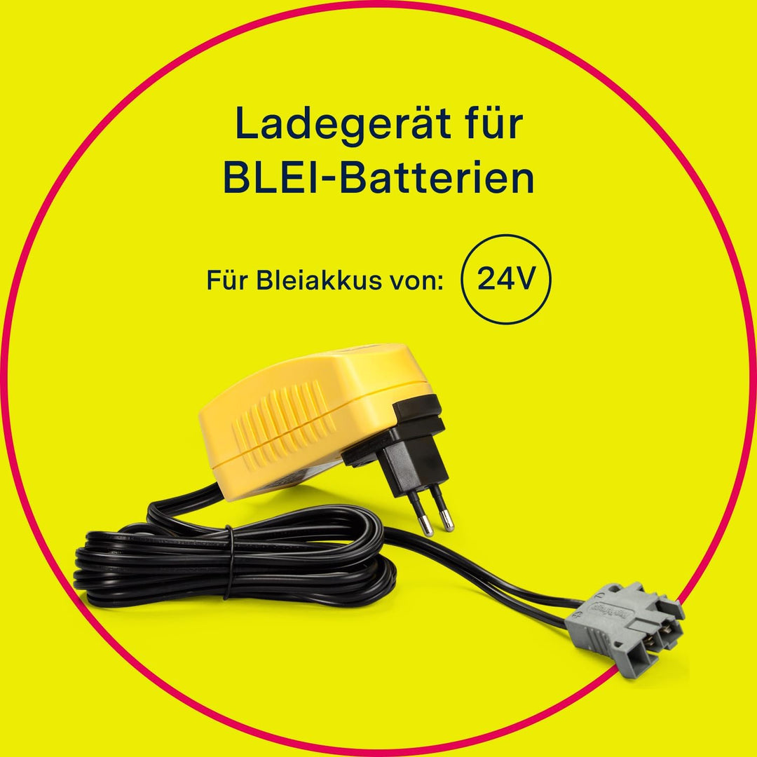Peg Perego - Set Batterieladegerät, 24V, 1 A