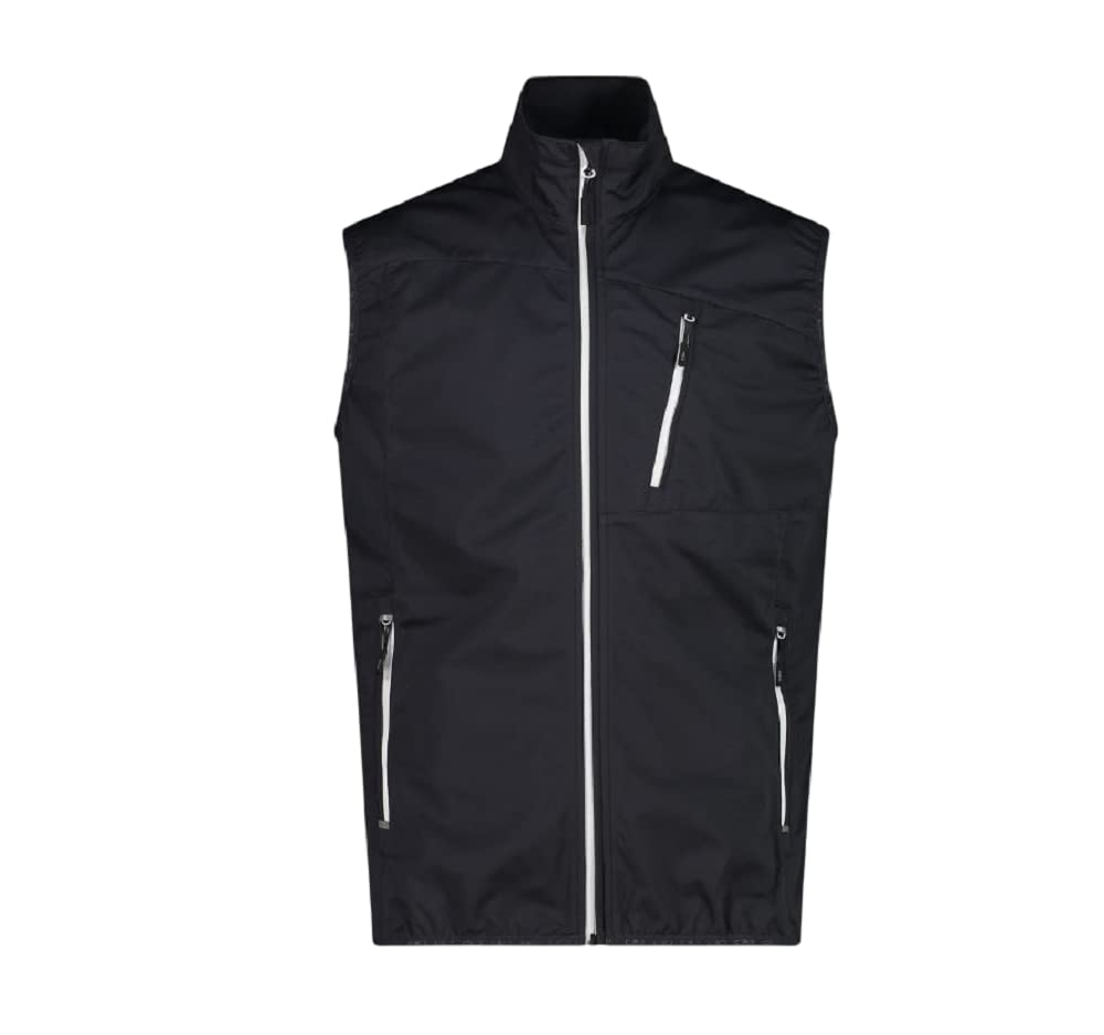 CMP Herren Weste Outdoorweste ANTRACITE-BIANCO 52, ANTRACITE-BIANCO 52
