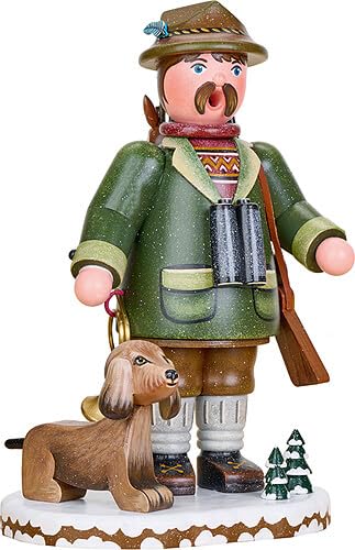 Hubrig Volkskunst GmbH Räuchermännchen Winterkinder Weidmannsheil - 20 cm