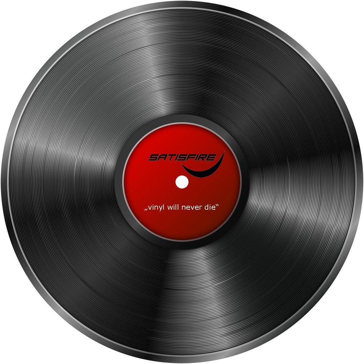 SATISFIRE® Plattenkoffer LP80 • Aluminium-Koffer • Vinyl-Case • Schallplattenkoffer • für 80 LP 50:5