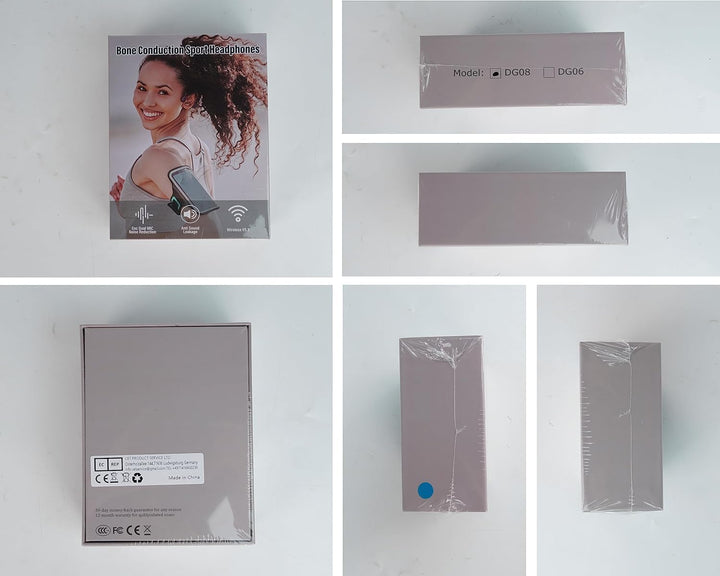 SANOTO Knochenschall Kopfhörer | Open Ear Bluetooth 5.3 Kopfhörer Sport Bone Conduction Kabellos IPX