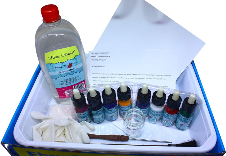 KozaSanat Koza Art Fertigmarine Set A4 8 Farben