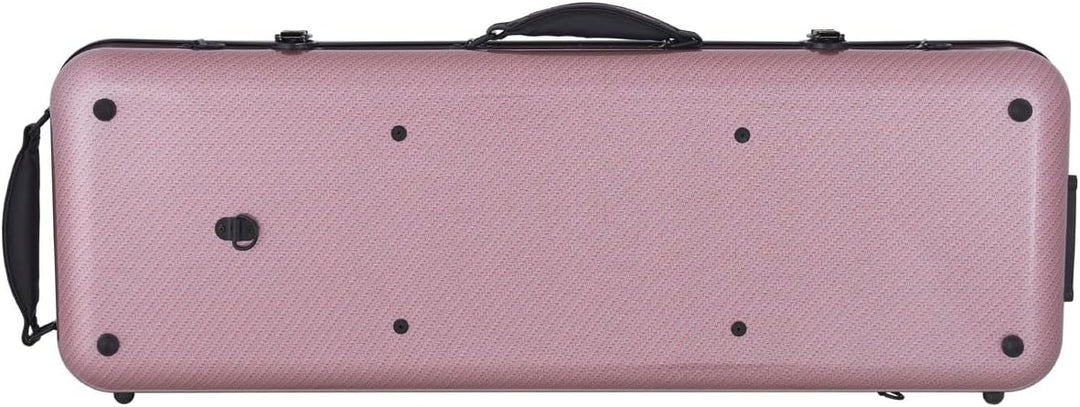 Bratschenkoffer Fiberglass 38-43 Oblong special rot M-case + Musiktasche