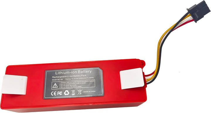 14,4V 5200mAh S5 Akku Ersatz für Xiaomi Roborock Q5, Q7, S4, S5, S6, S7, S50, S51, S55, S60 staubsau