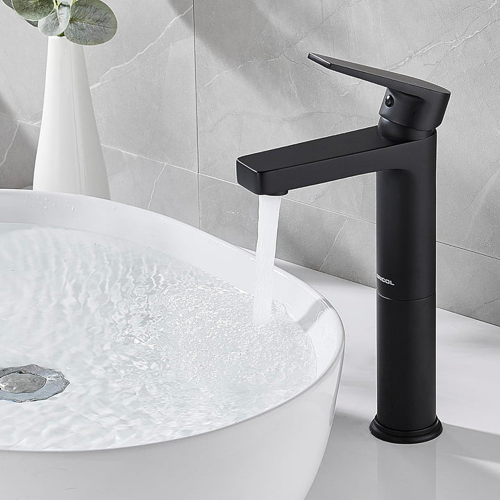 GRICOL Wasserhahn Bad Waschbecken Massives Messing Mischbatterie Einhebelmischer Badarmaturen Kaltwa