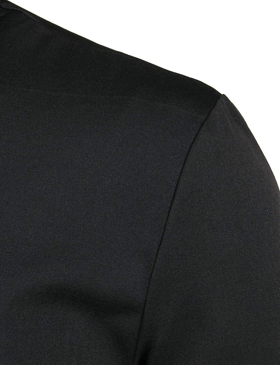 PARKLEES Herren-Smokinghemd, schmale Passform, langärmelig L Z69-black, L Z69-black