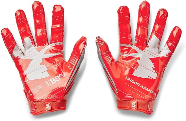 Under Armour Herren F8 Fussballhandschuhe Dark Orange (860)/Black L, Dark Orange (860)/Black L