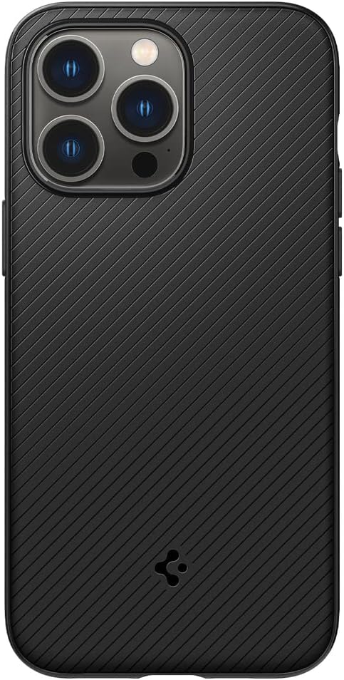 Spigen Mag Armor MagFit Hülle für iPhone 14 Pro für MagSafe Magnetisch Case Handyhülle -Matte Black,