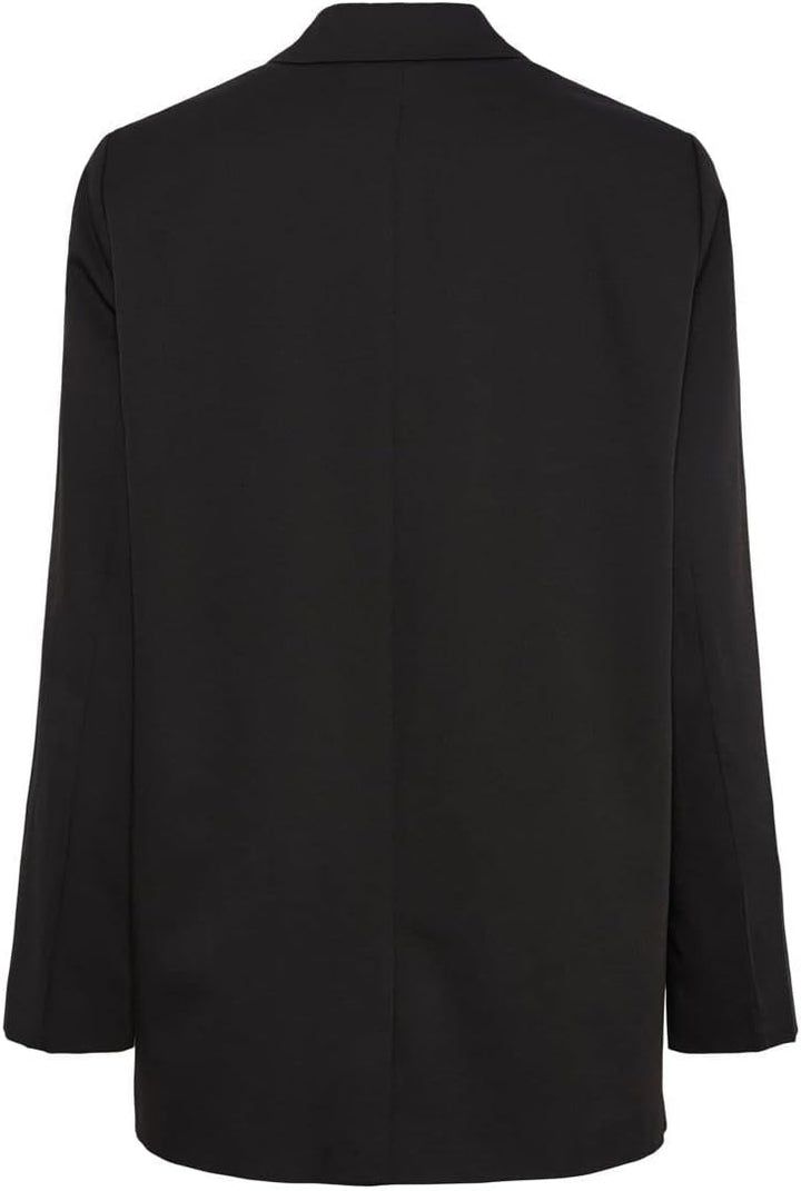 PIECES Damen Pcthelma Ls Oversize Blazer Noos Blazer XL Schwarz, XL Schwarz