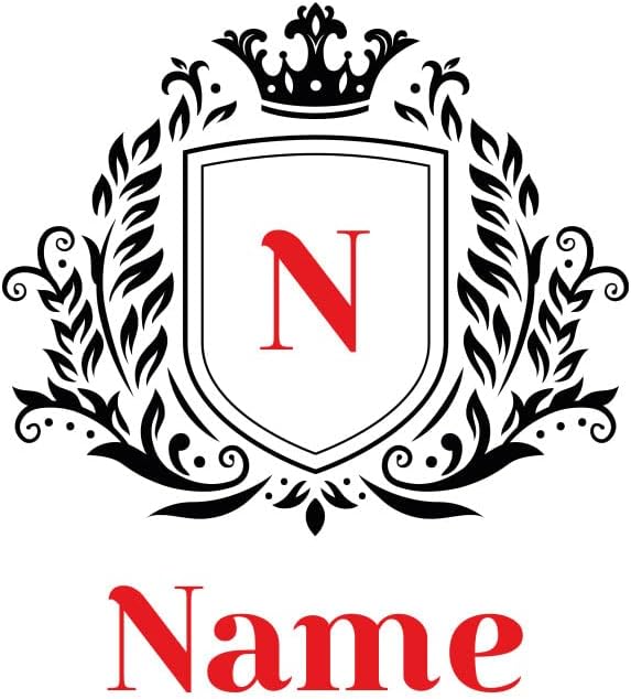 4-TLG Wein Geschenkset mit Wunschgravur - Motiv Wappen - personalisiert - 2X Weingläser 560 ml, 1x H