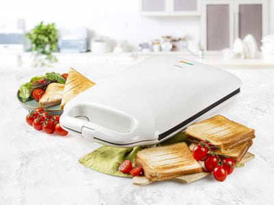 XXL Familien Sandwichmaker 4er Toaster in Muschelform 27 x 32 cm, 1800Watt