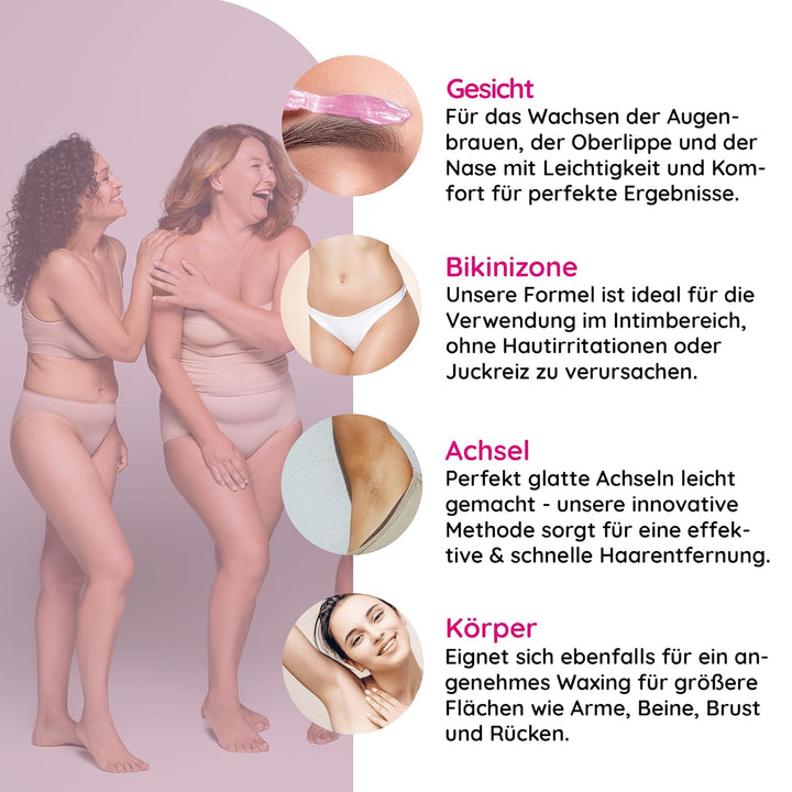 Pink Cosmetics Zuckerpaste Strong Waxing Haarentfernung 500g – Sugar Paste Sugaring Enthaarung für d