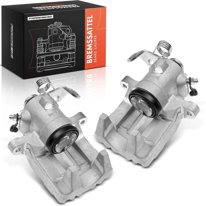 Frankberg 2x Bremssattel Bremszange Hinten Links Rechts Kompatibel mit A3 1999-2003 Leon 1999-2006 F