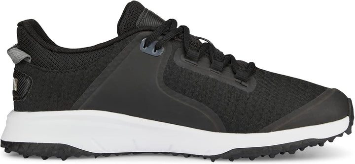 PUMA Herren Fusion Grip Golfschuh 42 EU Puma Black Puma Silver Quiet Shade, 42 EU Puma Black Puma Si