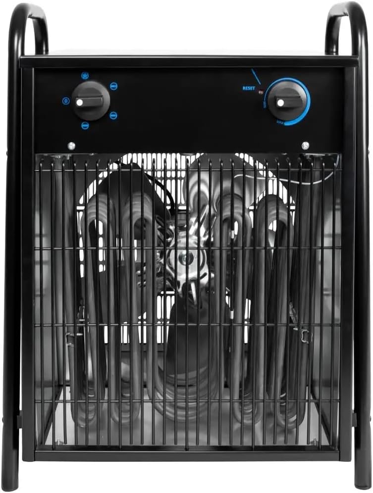 Güde 85014 Elektroheizer GH 15 EV, 15 kW, 400 V, Schwarz Single, Single