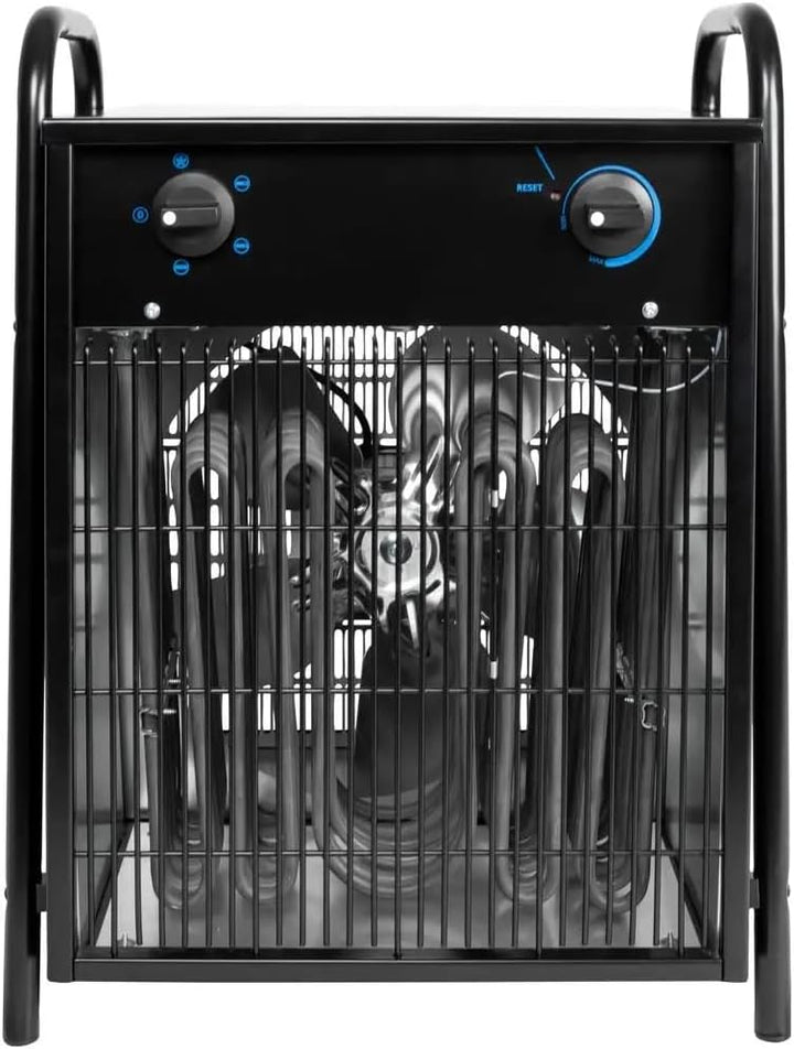 Güde 85014 Elektroheizer GH 15 EV, 15 kW, 400 V, Schwarz Single, Single