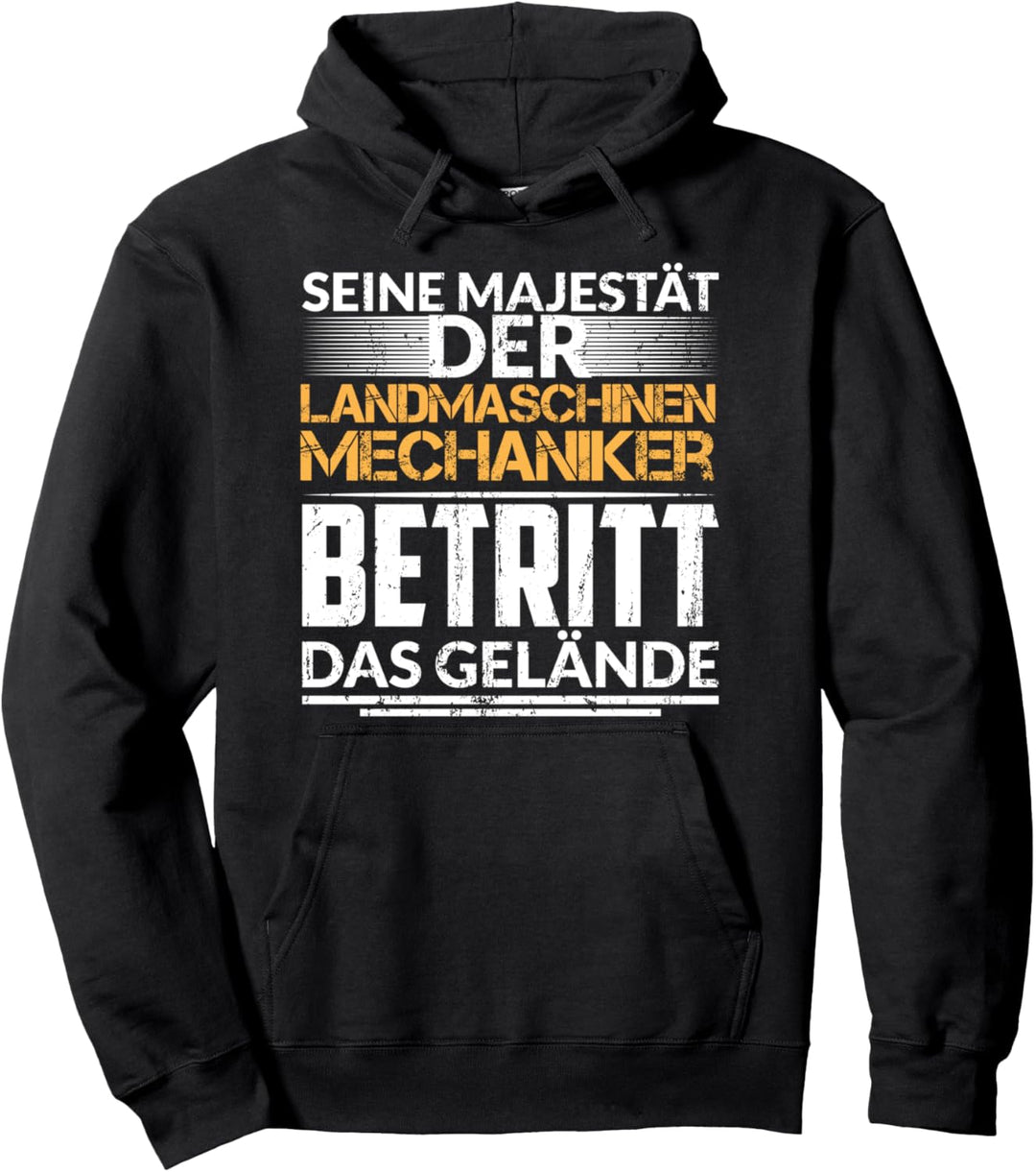 Landmaschinenmechaniker Landwirtschaft Spruch Mechaniker Pullover Hoodie