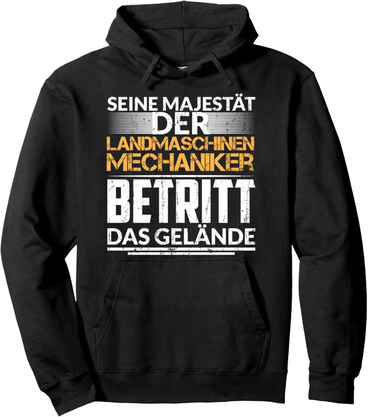 Landmaschinenmechaniker Landwirtschaft Spruch Mechaniker Pullover Hoodie