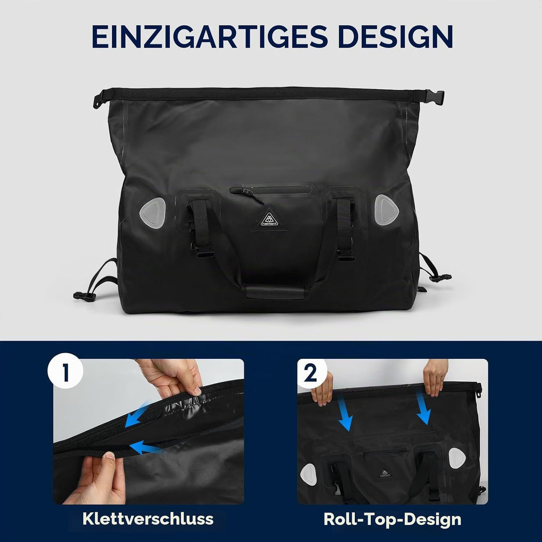 Wasserdichter Rucksack Dry Bag | wasserdichte Reisetasche Rucksack | Roll Top Seesack Wasserdicht fü