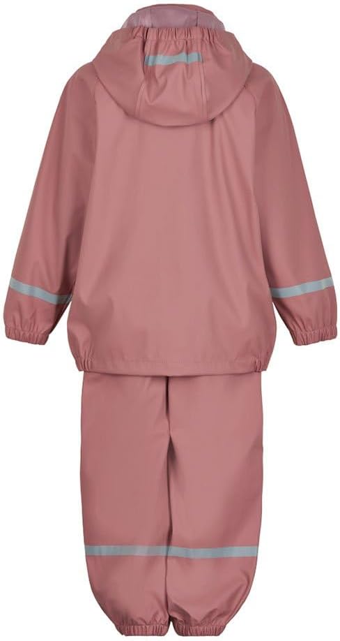 Color Kids Unisex Kinder Rain Set Solid Pu Regenjacke 86 Ash Rose, 86 Ash Rose