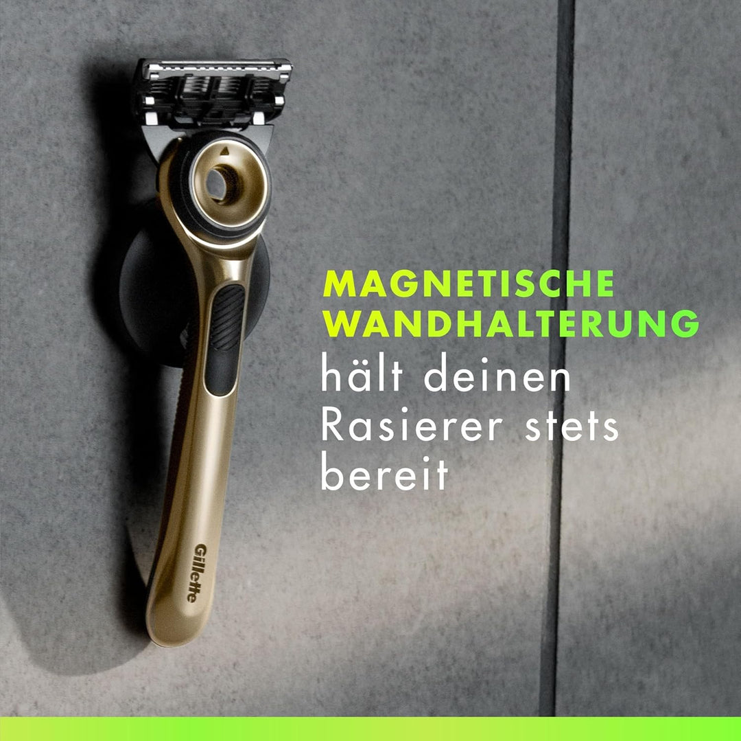 GilletteLabs mit Reinigungs-Element, Rasierer für Männer Champion Gold Edition, 1 Handstück 1, mit W