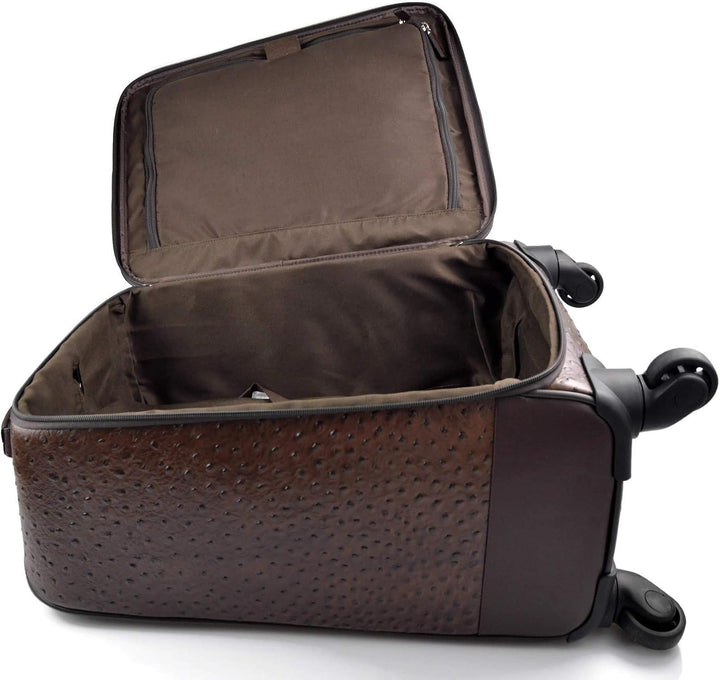 Leder reisekoffer troller kaffee leder reisetasche manner damen mit griff leder tasche reise tasche