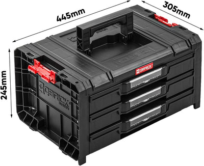 PAFEN Rollende Werkstatt Werkstattschublade - 500 x 325 x 860 mm – Premium Werkzeugkasten auf Rädern