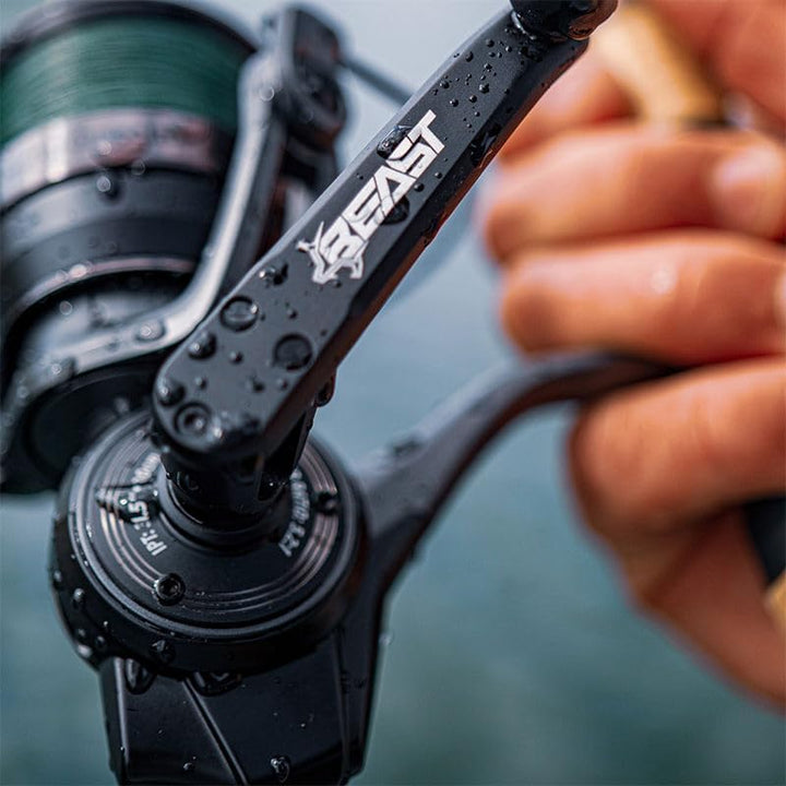 Abu Garcia Beast 400 Low Profile Baitcast-Angelrolle 400 – Linkshänder – hohe Geschwindigkeit, 400 &