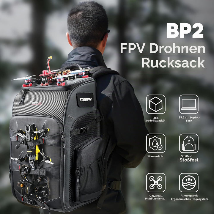 FPV Drohnen Rucksack-Professionelle Wasserdichte Umhängetasche für FPV Racing Quadcopter/FPV-Brille/
