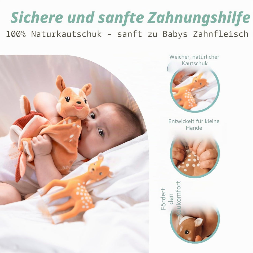 Sophie la Girafe – FanFan The Rehkitz Beissring & Tröster Geschenkset