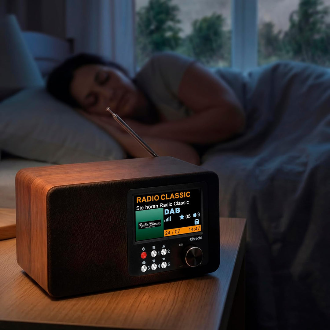 Albrecht DR 863 Digitalradio Mono, DAB+/UKW, grosses 4,3" Farbdisplay, ASA | 4,3" Farbdisplay, ASA-W